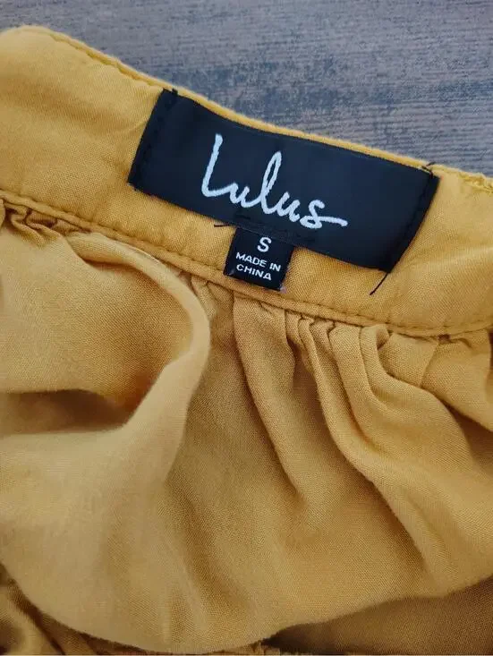 Lulus Heavenly Hues Marigold Yellow Maxi Adjustable Boho - Picture 4 of 9